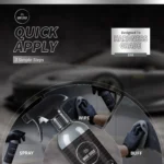 Ceramic coating spray adding gloss to automotive paint