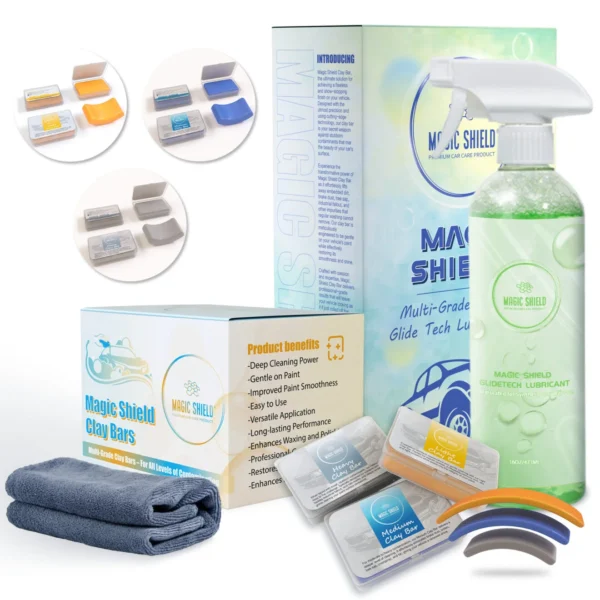 Magic Shield car clay bar kit for paint decontamination