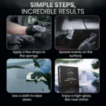 Nano ceramic car polish for a smooth reflective finish
