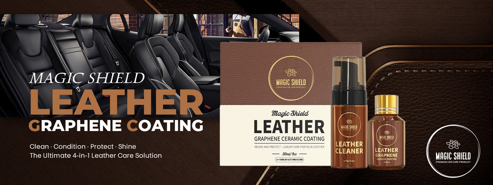 MAGIC SHIELD LEATHER GRAPHENE CERAMIC COATING