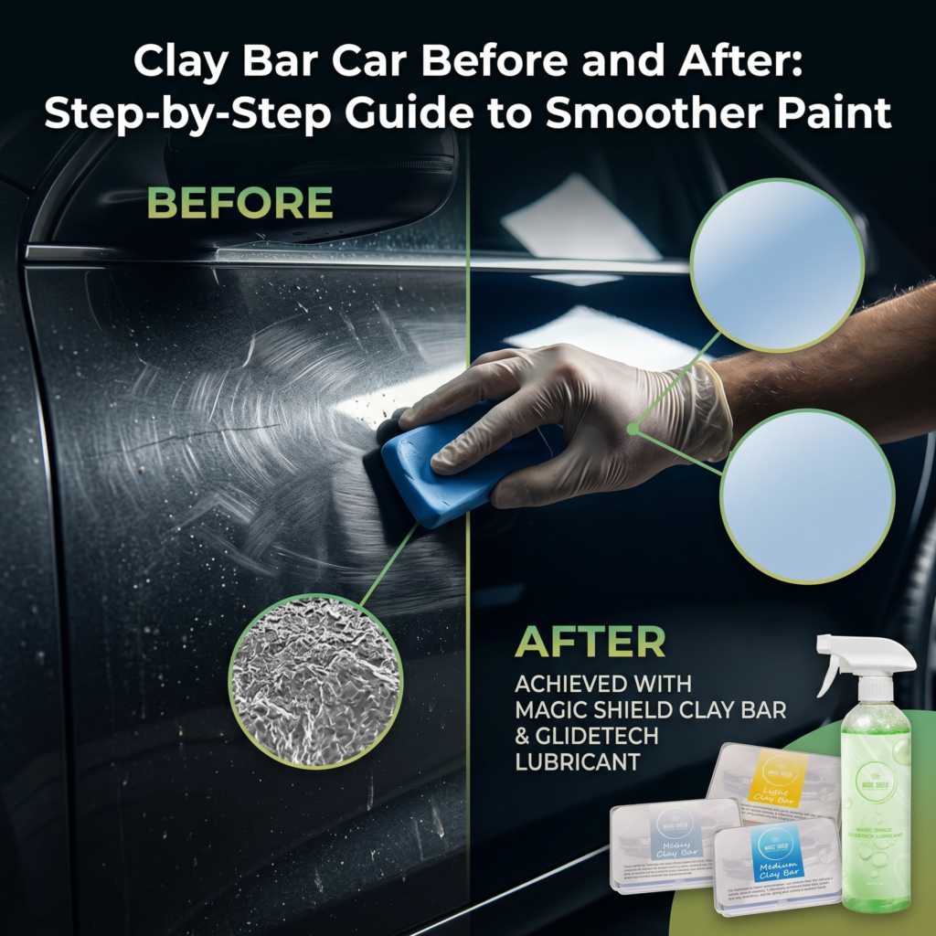 Clay Bar Car Before and After: Step-by-Step Guide to Smoother Paint