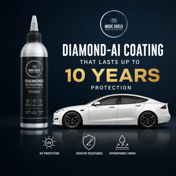 diamond ai coating 10 year protection hydrophobic scratch resistant