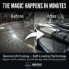 diamond ai coating before after swirl removal self leveling