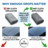 diamond ai coating wet applicator self leveling guide no streaks