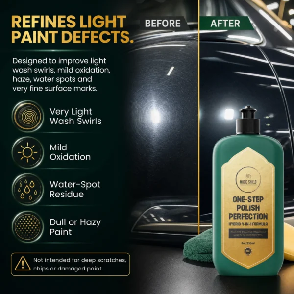 one step polish one step polish 04 light defect comparison