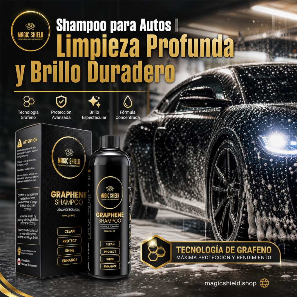 Shampoo para Autos | Limpieza Profunda y Brillo Duradero